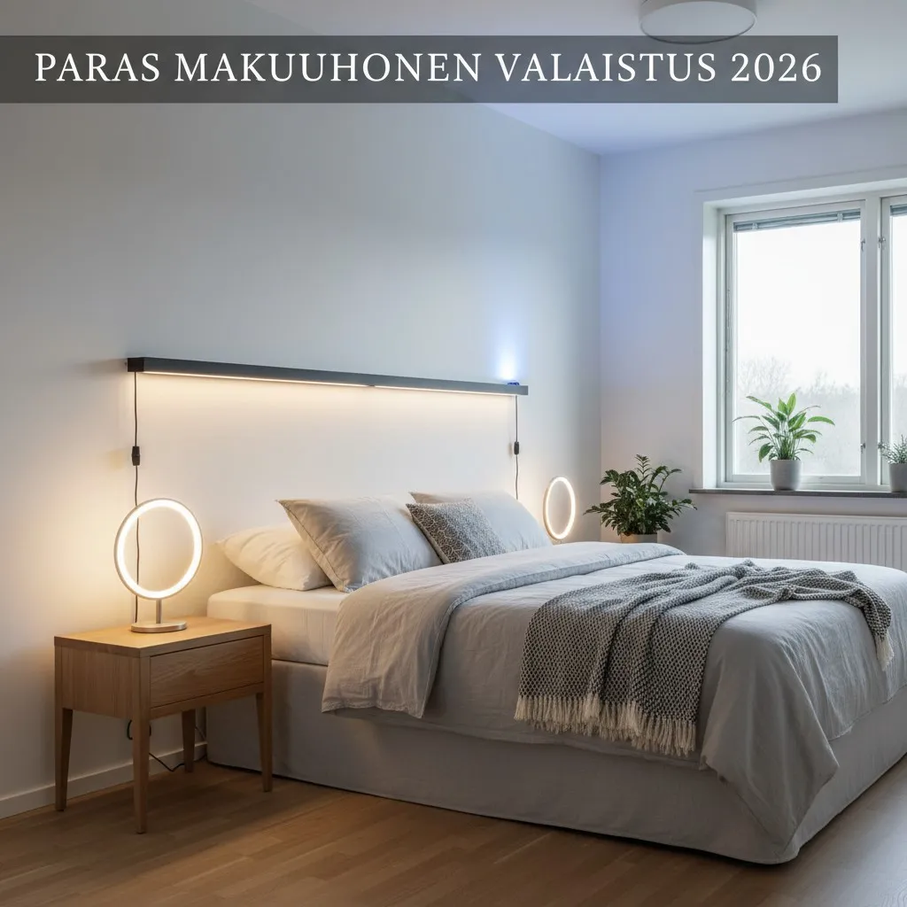Paras makuuhuoneen valaistus 2026 – vertailu